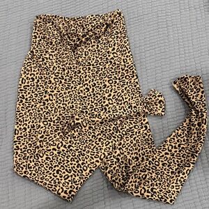 Leopard Print STORQ Leggings SIZE P